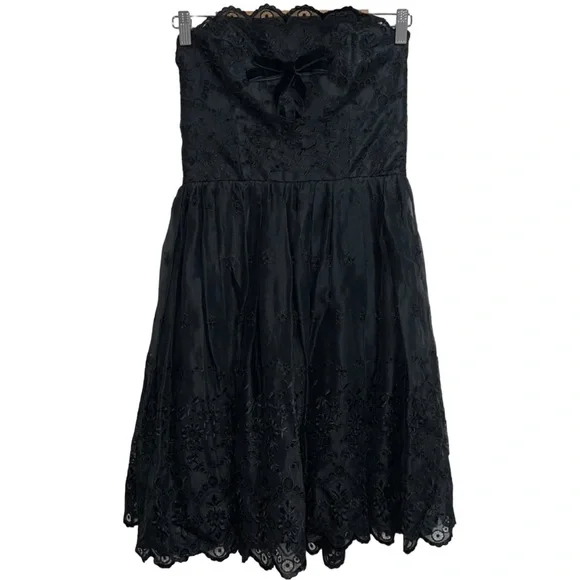 Betsey Johnson | Dresses | Betsey Johnson Vintage Y2k Black Strapless Embroidered Cocktail Dress | Poshmark Betsey Johnson | Dresses | Betsey Johnson Vintage Y2k Black Strapless Embroidered Cocktail Dress | Poshmark